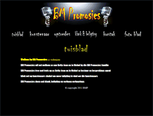 Tablet Screenshot of bmpromosies.net